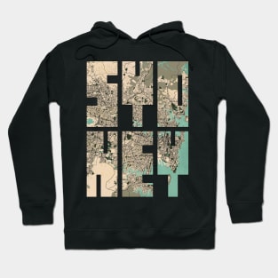 Sydney, Australia City Map Typography - Vintage Hoodie